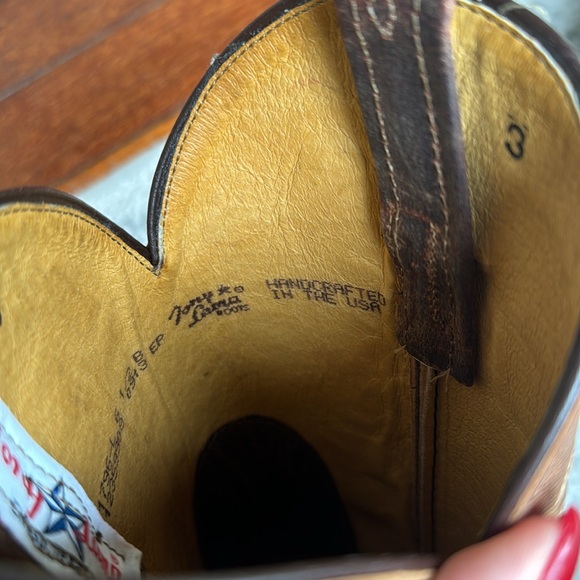 TONY LAMA | Brown Handcrafted Cowgirl Boots - Picture 8 of 8